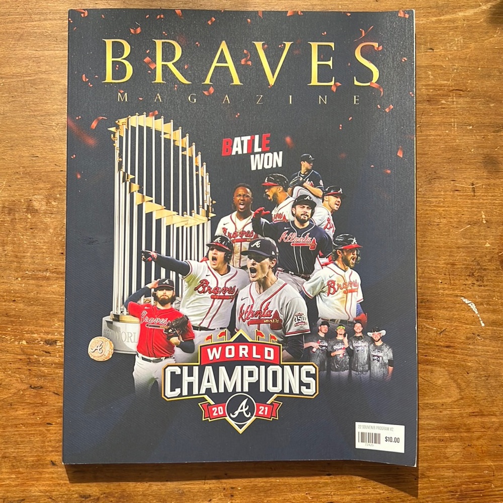 Braves 2022 Souvenir Program